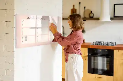 Tablica magnetyczna z pisakiem uroczy planer tygodniowy