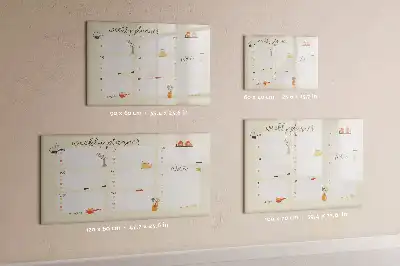 Tablica magnetyczna do pisania planer tygodniowy