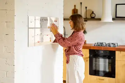 Tablica magnetyczna do pisania planer tygodniowy