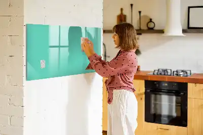 Tablica magnetyczna do pisania w kolorze turkusowym