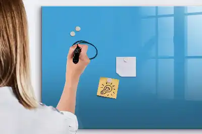 Tablica magnetyczna z pisakiem w jasnoniebieskim kolorze