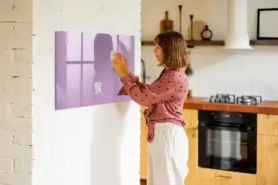 Tablica magnetyczna do pisania kolor liliowy