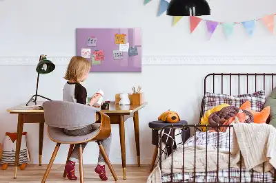 Tablica magnetyczna do pisania kolor liliowy