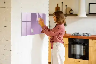 Tablica magnetyczna do pisania kolor liliowy
