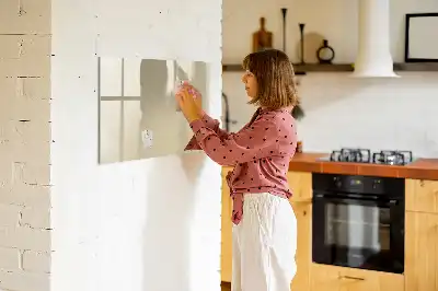 Tablica magnetyczna do pisania w kolorze beżowym