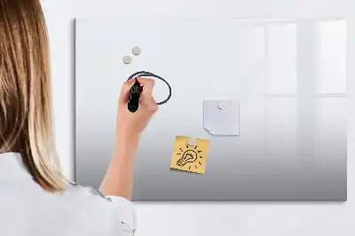 Tablica magnetyczna do pisania w kolorze jasno-białym