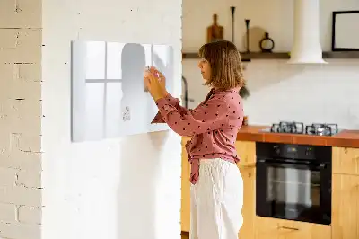 Tablica magnetyczna do pisania w kolorze jasno-białym