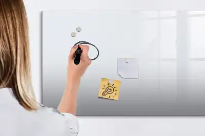 Tablica magnetyczna do pisania w kolorze jasno-białym