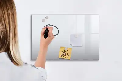Tablica magnetyczna do pisania w kolorze jasno-białym