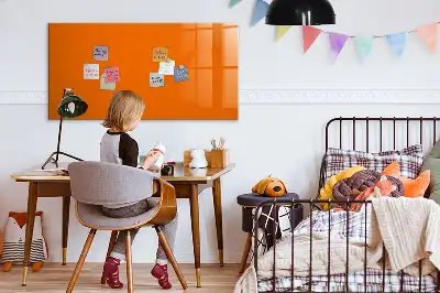 Tablica magnetyczna z pisakiem w kolorze pomarańczowym