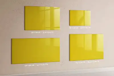 Tablica magnetyczna z pisakiem w kolorze jasnożółtym