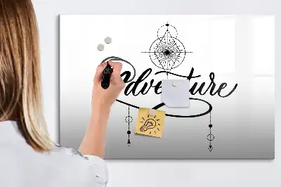 Tablica magnetyczna z pisakiem wzór Przygoda