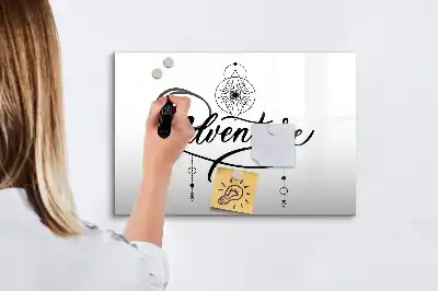 Tablica magnetyczna z pisakiem wzór Przygoda