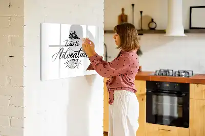 Tablica magnetyczna z pisakiem wzór Przygoda