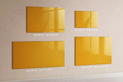 Tablica na magnesy Kolor złoto-żółty