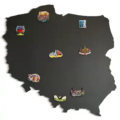 Mapa Polski tablica magnetyczna