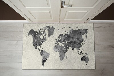 Wycieraczka pod drzwi Mapa świata