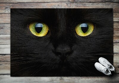 Wycieraczka wewnętrzna Czarny kot
