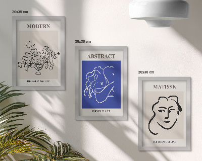 Dekoracja ścienna zestaw obrazów Postery w stylu nowoczesnym i abstrakcyjnym Henri Matisse