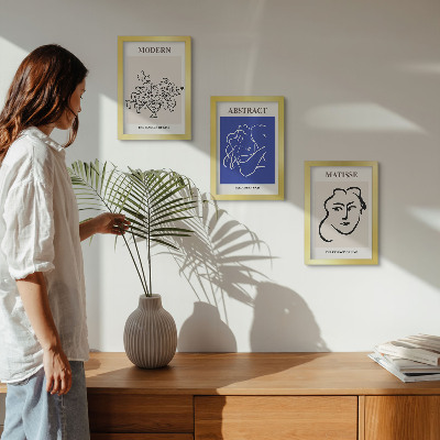 Dekoracja ścienna zestaw obrazów Postery w stylu nowoczesnym i abstrakcyjnym Henri Matisse