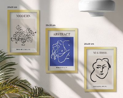Dekoracja ścienna zestaw obrazów Postery w stylu nowoczesnym i abstrakcyjnym Henri Matisse