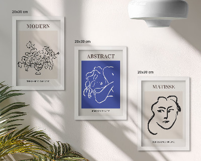 Dekoracja ścienna zestaw obrazów Postery w stylu nowoczesnym i abstrakcyjnym Henri Matisse