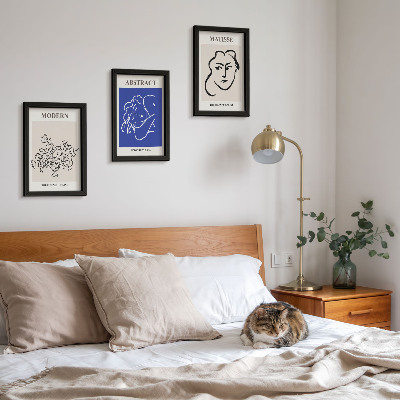 Dekoracja ścienna zestaw obrazów Postery w stylu nowoczesnym i abstrakcyjnym Henri Matisse