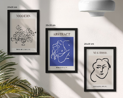 Dekoracja ścienna zestaw obrazów Postery w stylu nowoczesnym i abstrakcyjnym Henri Matisse