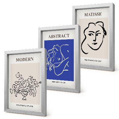 Dekoracja ścienna zestaw obrazów Postery w stylu nowoczesnym i abstrakcyjnym Henri Matisse