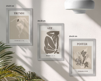 Dekoracja ścienna zestaw obrazów Figury ludzkie z roślinami Henri Matisse