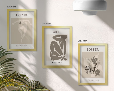 Dekoracja ścienna zestaw obrazów Figury ludzkie z roślinami Henri Matisse
