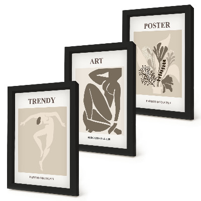 Dekoracja ścienna zestaw obrazów Figury ludzkie z roślinami Henri Matisse