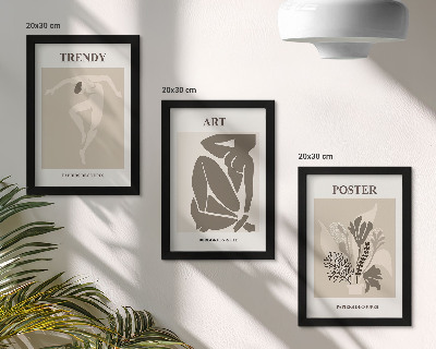Dekoracja ścienna zestaw obrazów Figury ludzkie z roślinami Henri Matisse