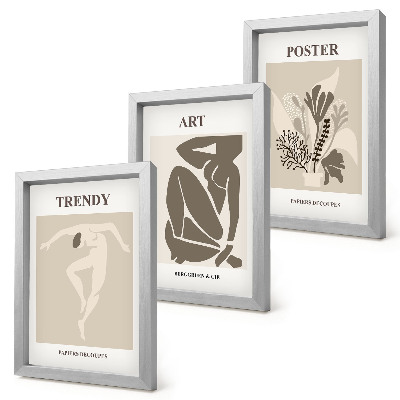 Dekoracja ścienna zestaw obrazów Figury ludzkie z roślinami Henri Matisse