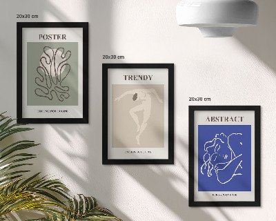 Dekoracja ścienna zestaw obrazów Henri Matisse pastelowe ilustracje