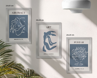 Dekoracja ścienna zestaw obrazów Stylowe abstrakcyjne wzory z postaciami i kwiatami Matisse