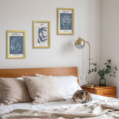 Dekoracja ścienna zestaw obrazów Stylowe abstrakcyjne wzory z postaciami i kwiatami Matisse