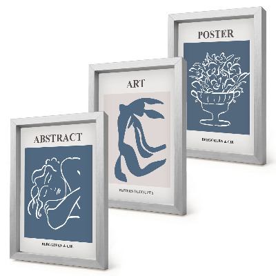 Dekoracja ścienna zestaw obrazów Stylowe abstrakcyjne wzory z postaciami i kwiatami Matisse