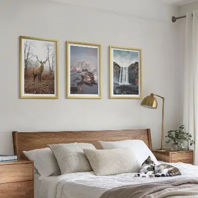 Zestaw obrazów do salonu Dzikie krajobrazy górskie