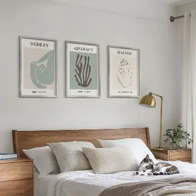 Kompozycja obrazów na ścianę stylowe abstrakcyjne obrazy Matisse