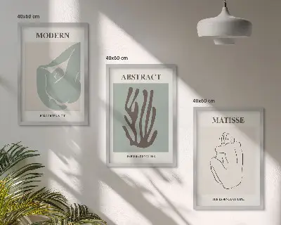 Kompozycja obrazów na ścianę stylowe abstrakcyjne obrazy Matisse