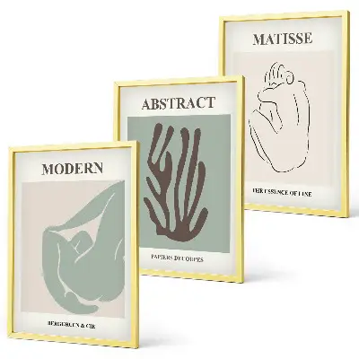 Kompozycja obrazów na ścianę stylowe abstrakcyjne obrazy Matisse