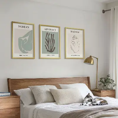 Kompozycja obrazów na ścianę stylowe abstrakcyjne obrazy Matisse