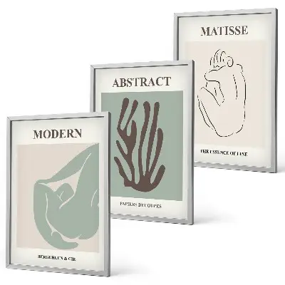 Kompozycja obrazów na ścianę stylowe abstrakcyjne obrazy Matisse