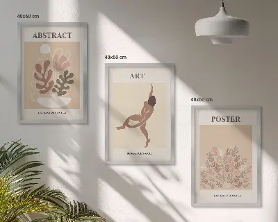 Kompozycja obrazów na ścianę stylowe kompozycje Matisse