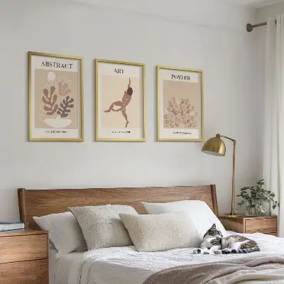 Kompozycja obrazów na ścianę stylowe kompozycje Matisse
