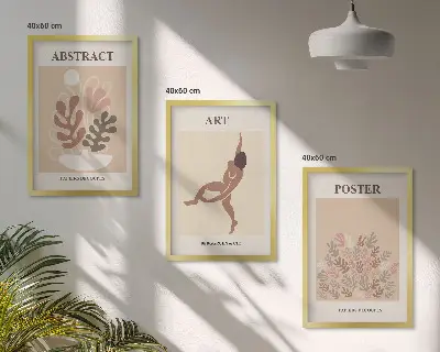 Kompozycja obrazów na ścianę stylowe kompozycje Matisse