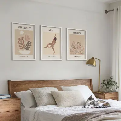 Kompozycja obrazów na ścianę stylowe kompozycje Matisse