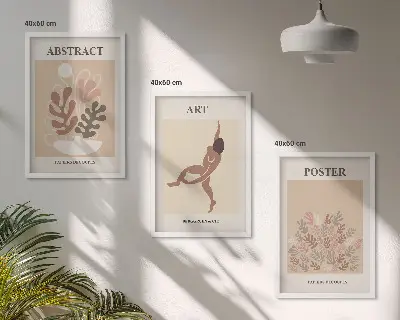 Kompozycja obrazów na ścianę stylowe kompozycje Matisse