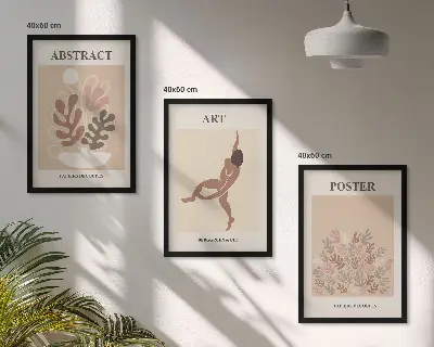 Kompozycja obrazów na ścianę stylowe kompozycje Matisse